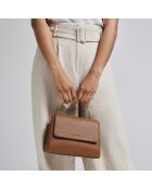 Cremieux schwarze Lederhandtasche - 24x8x18 cm