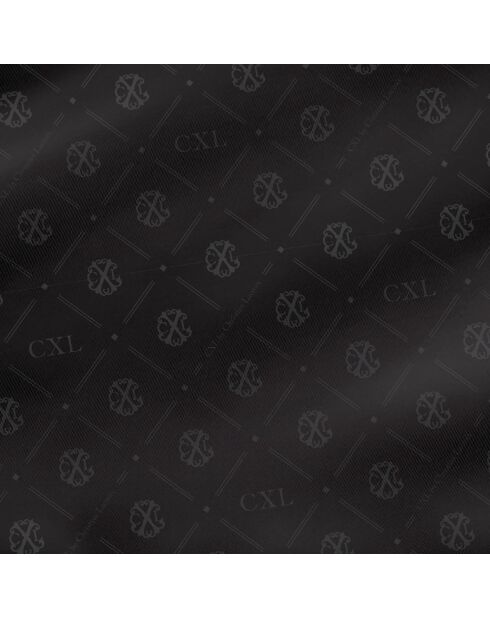Borsa Louvre in pelle nera - 28,5x38x5,5 cm