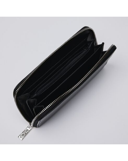Cartera Concorde de piel coñac - 20x2x11 cm