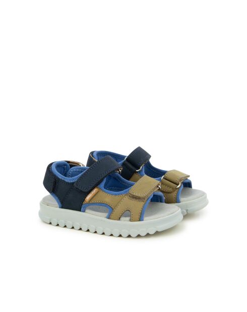 Rolly Scratch Sandalen in Oliv/Blau für Jungen