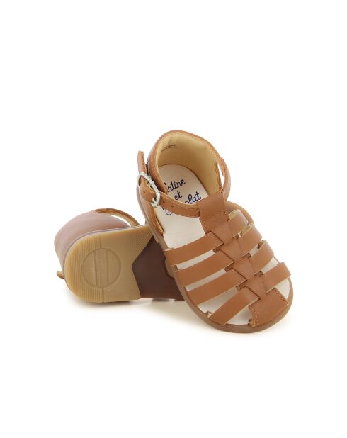 Sandali T&C 1 Ares cammello