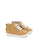Bouba lichte camelkleurige schoenen met ritssluiting