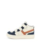 T&C 17 Hi Easy Sneakers in Weiß/Dunkelblau/Gold