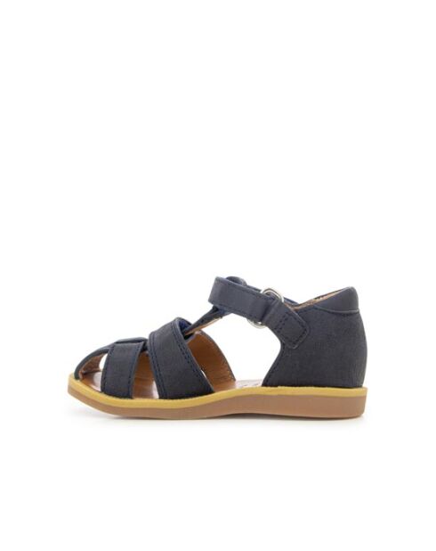 Poppy Boy Strap marineblaue Schuhe
