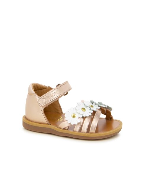 Poppy Multi Flo Schuhe weiß/kupfer