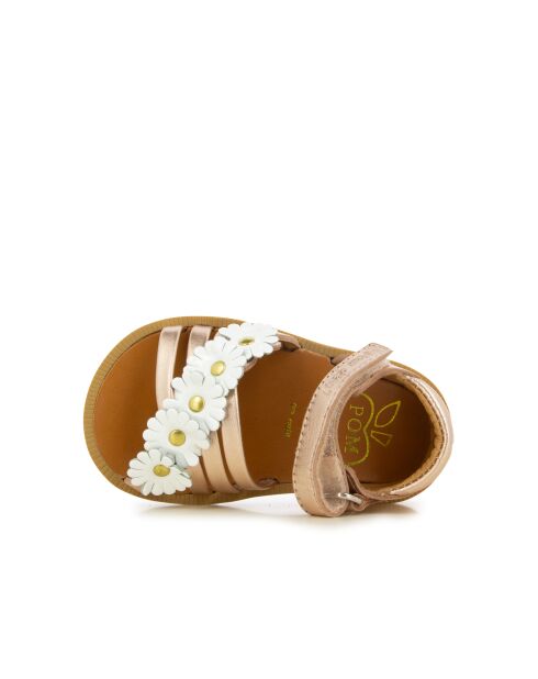 Poppy Multi Flo Schuhe weiß/kupfer