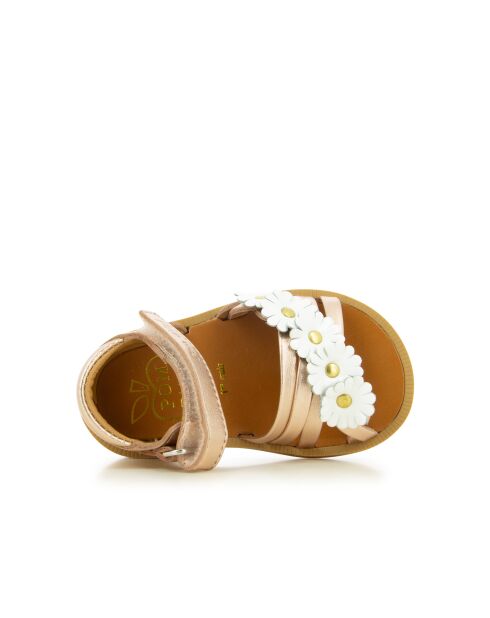 Poppy Multi Flo Schuhe weiß/kupfer