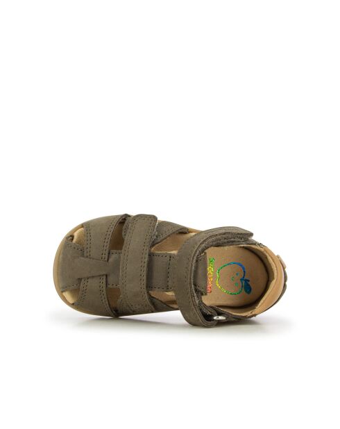 Khakifarbene Sandalen Pika Scratch