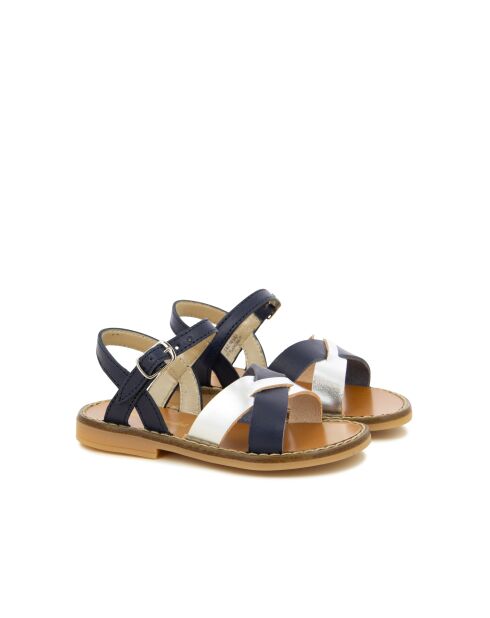 T&C 10 Lili marineblaue Sandalen
