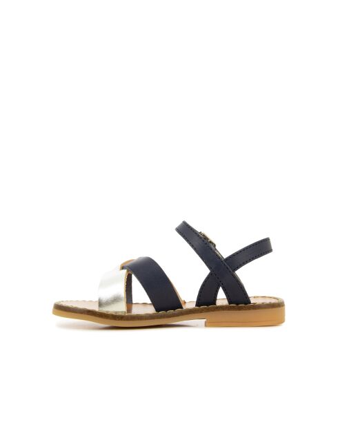 T&C 10 Lili marineblaue Sandalen