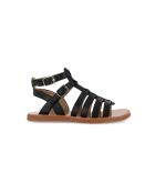Plagettes Gladiator S zwarte sandalen