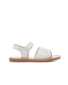 Stitch Easy Strandsandalen, Weiß/Platin