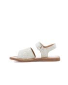 Stitch Easy Strandsandalen, Weiß/Platin