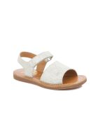 Stitch Easy Strandsandalen, Weiß/Platin