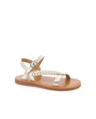 Plagettes Antik Platinum Sandalen