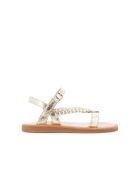 Plagettes Antik Platinum Sandalen