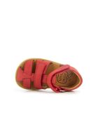 Rode Poppy schoenen met riem voor jongens
