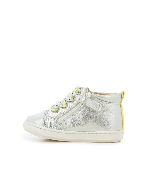 Bouba Zip Lace zilveren schoenen