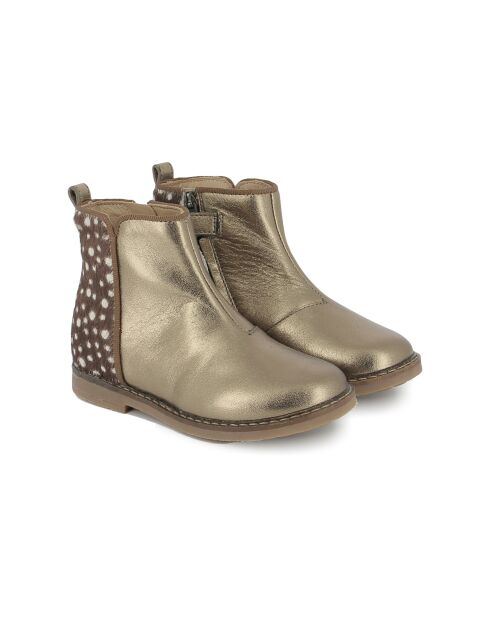 Trip Back bruine ponyschoenen