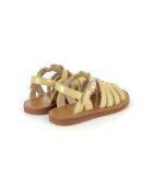 Platinum-sandalen met plagettes en bandjes