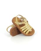 Platinum-sandalen met plagettes en bandjes