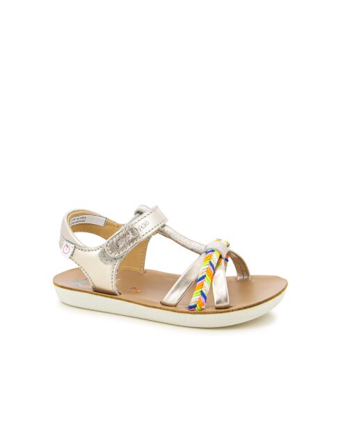 Goa Salome licht brons/oranje sandalen