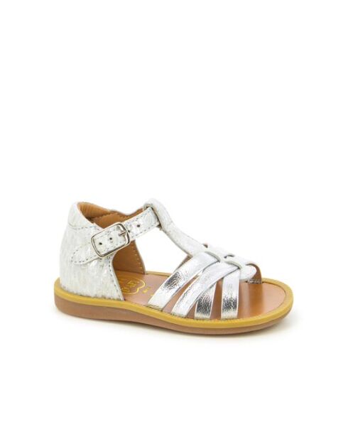 Poppy Back Neptune schoenen zilver/wit