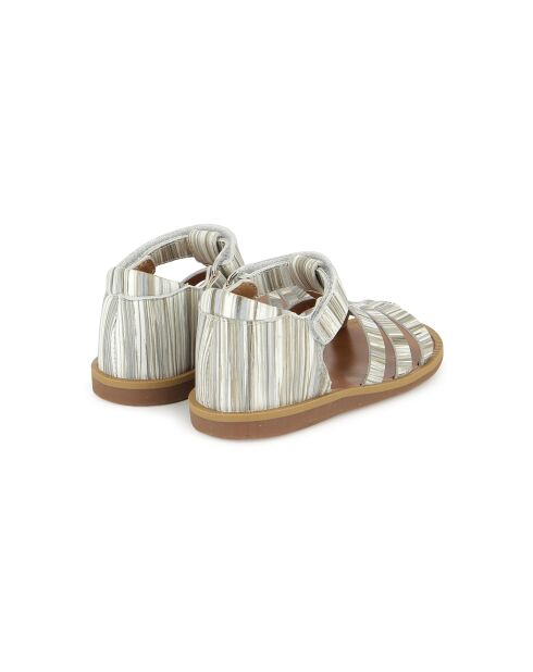 Poppy Strap Sl Schuhe weiß/grau