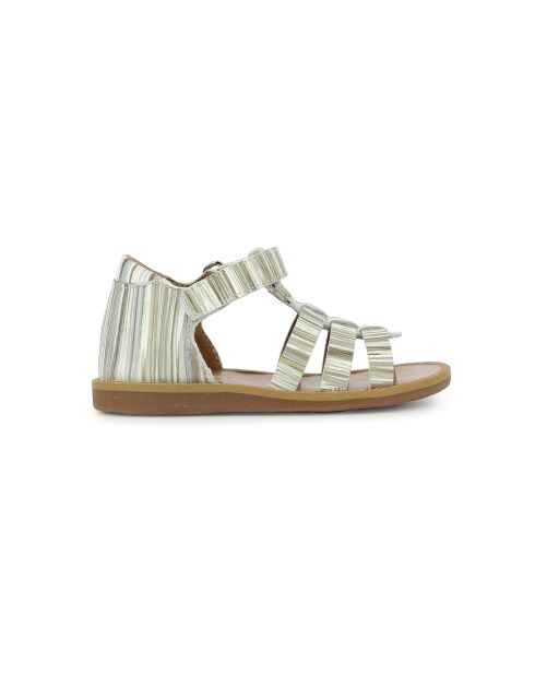 Poppy Strap Sl Schuhe weiß/grau