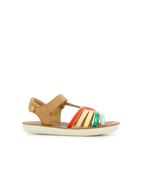 Goa Oz Sandalen in hellem Kamel
