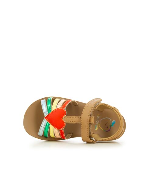 Goa Oz Sandalen in hellem Kamel