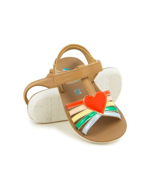 Goa Oz Sandalen in hellem Kamel