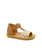 Poppy Tao Easy goud/camel schoenen
