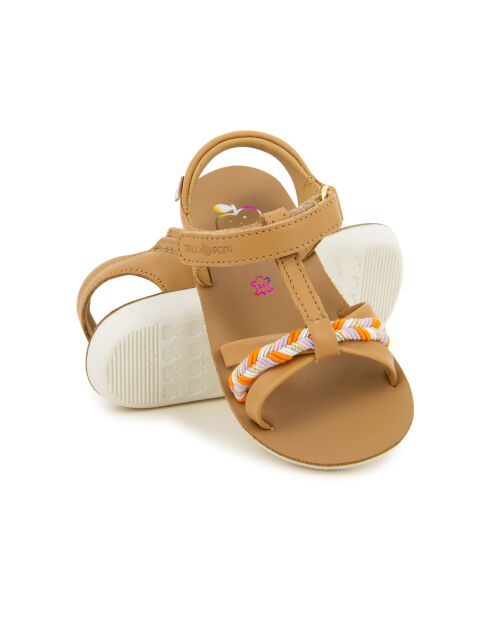 Scarpe Goa Salome color cammello leggero