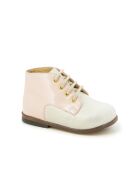 Zeus Derby schoenen wit/poederroze