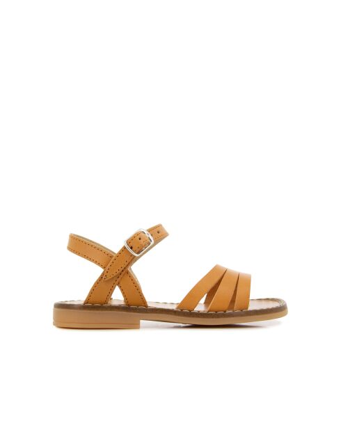 T&C 10 Bando kamelfarbene Sandalen