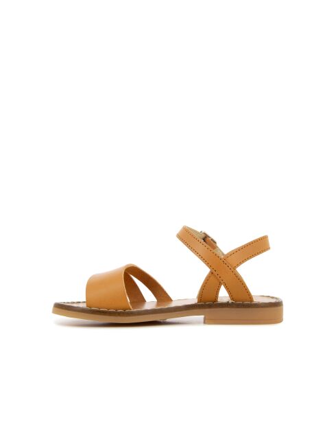 T&C 10 Bando kamelfarbene Sandalen