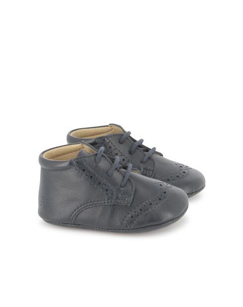 T&C 15 Derby marineblaue Pantoffeln
