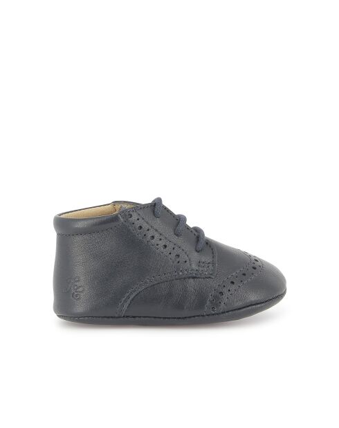 T&C 15 Derby marineblaue Pantoffeln