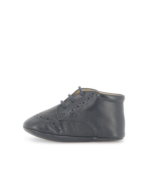 T&C 15 Derby marineblaue Pantoffeln