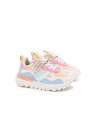 Sneakers Joggy Scratch arancioni/ecru/azzurre