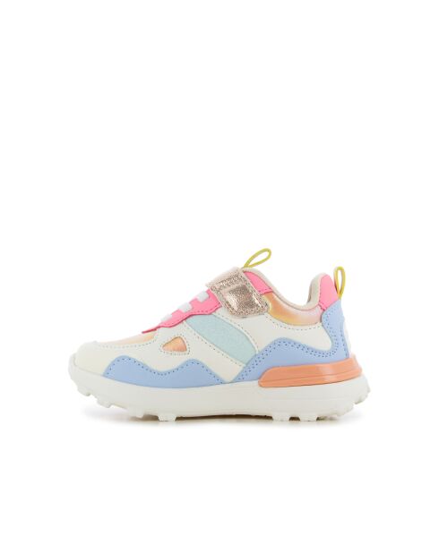 Sneakers Joggy Scratch arancioni/ecru/azzurre