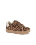 Sneakers Basil Scratch in cammello scuro