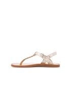 Antic Tong Platinum Sandalen met plagettes in poedervorm
