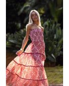 Robe Tisha red lotus