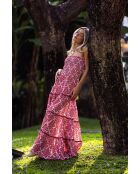 Robe Tisha red lotus