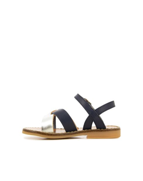 T&C 10 Lili marineblaue Sandalen