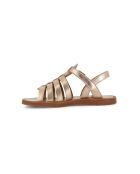 Plagettes Strap Sl koperen sandalen
