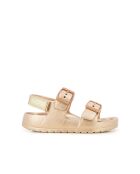 Surfy Buckles koperen sandalen