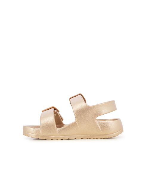 Surfy Buckles koperen sandalen